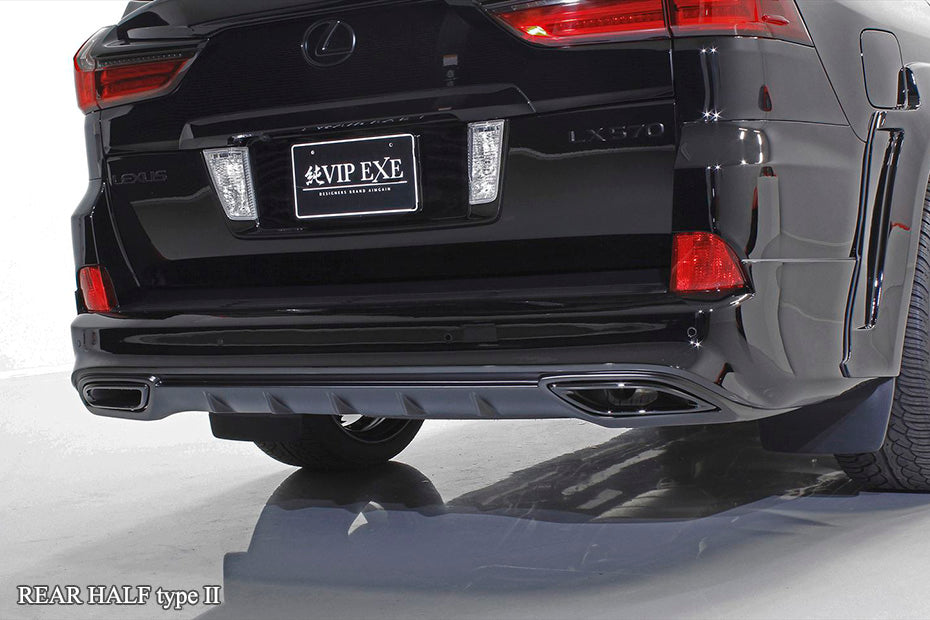 Aimgain Lexus LX570 Pure VIP EXE  Rear Half Spoiler Type 2