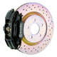 Brembo 94-04 Mustang (SN95) Front GT BBK 4 Piston Cast 2pc 330x28 1pc Rotor Drilled-Black