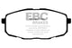 EBC 09-12 Hyundai Elantra 2.0 Touring Redstuff Front Brake Pads
