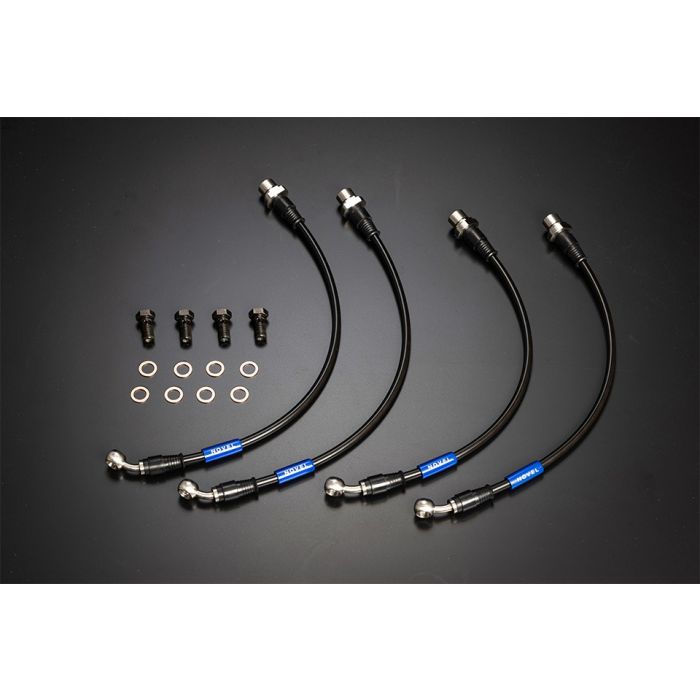 NOVEL Racing Japan X Endless Zeal Stainless Steel Brake Line Set for Lexus RC-F / GS-F - NOV-RCF-027