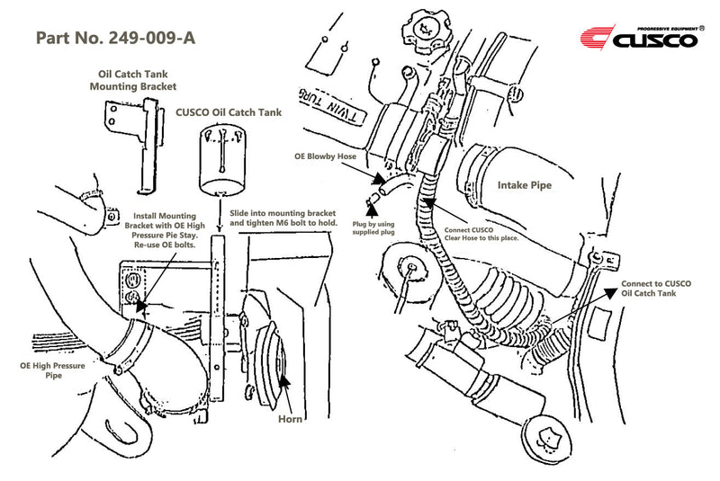 Cusco Oil Catch Can Z32 Nissan 300zx