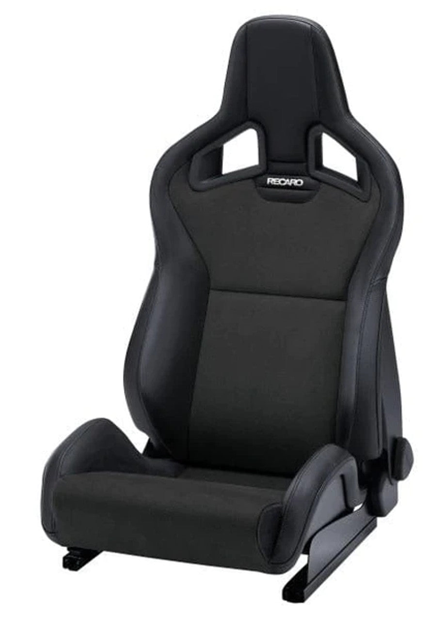 Recaro Sportster CS Passenger Seat - Black Vinyl/Black Suede