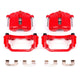 Power Stop 00-03 Cadillac DeVille Rear Red Calipers w/Brackets - Pair