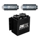DeatschWerks 2.5L Modular Surge Tank (Incl. 2 DW250iL In-Line Fuel Pump)