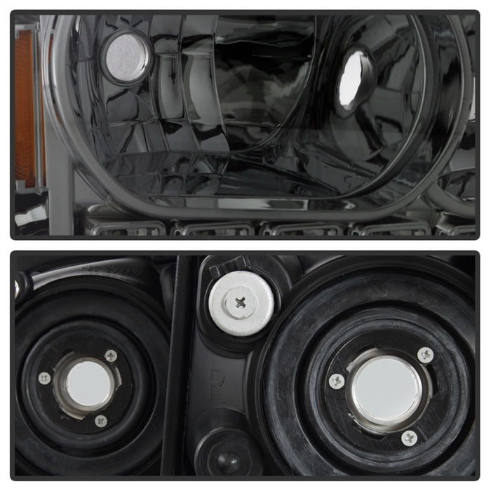 xTune Dodge Charger 06-10 1Pc LED Crystal Headlights Smoke HD-ON-DCH05-1PC-LED-SM