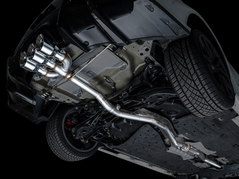 AWE Tuning 2024 Acura Integra Type S DE5 FWD Track Edition Exhaust w/ Triple Chrome Silver Tips