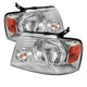 SPYDER xTune 04-08 Ford F150 S/B LED Sig w/DRL Crystal Headlights - Chrome (PRO-JH-FF15004-LED-SB-C)
