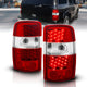 ANZO 2000-2006 Chevrolet Suburban LED Taillights Red/Clear