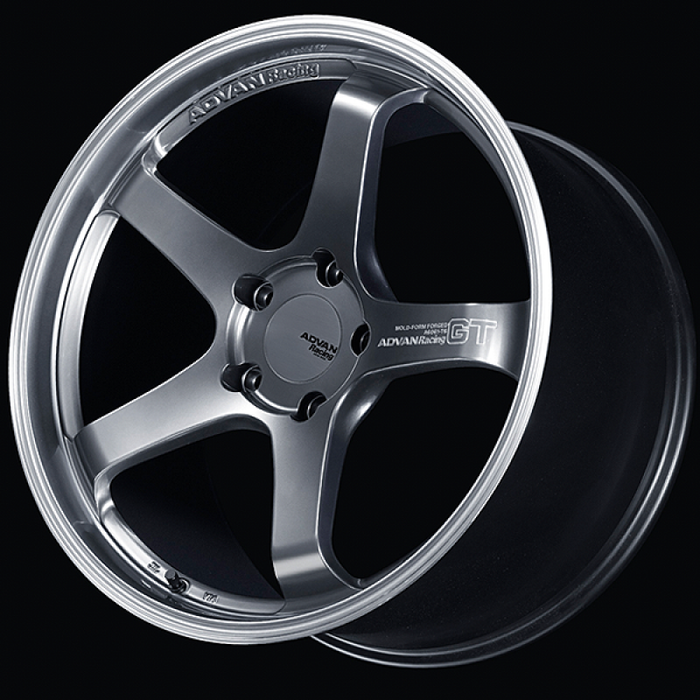 Advan GT for Porsche 20x9.5 / +45 Offset / CL-CL / Machining & Hyper Platinum Black