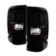 xTune Dodge Ram 1500 94-01 C-Shape LED Tail Lights Black ALT-ON-DRAM94-G2-LED-BK