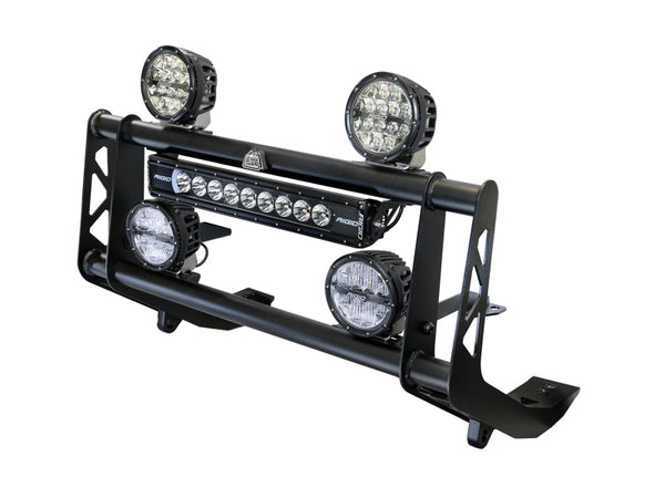 aFe 2024+ Toyota Land Cruiser (J250) L4 2.4L Terra Guard Bull Bar w/ RIGID Lights
