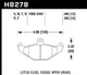 Hawk Lotus Elise 12mm Ht-10 Rear Race Brake Pads