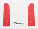 Cusco 2023+ Honda Civic Type-R (FL5) EVA Bolt-On Red Mud Flap (Set of 2) - Front Only