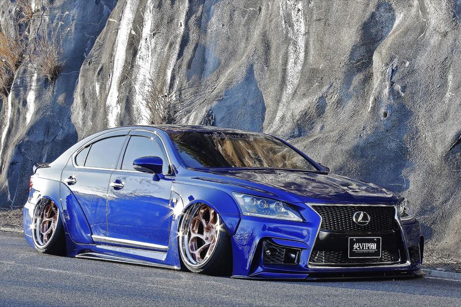 Aimgain Lexus LS460 13-17 VIP GT Type 2 Full kit - Front Bumper, Side Skirts Type 2, Rear Bumper, Trunk Spoiler Type 2, Roof Spoiler, Bonnet Spoiler, Front Over Fenders Type 2, Rear Over Fenders Type 2