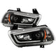 Spyder 11-14 Dodge Charger Halogen Model Only High-Power LED Headlights - (PRO-YD-DCH11PL-BK)