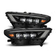 AlphaRex 15-17 Ford Mustang NOVA Series LED Projector Headlights Blk
