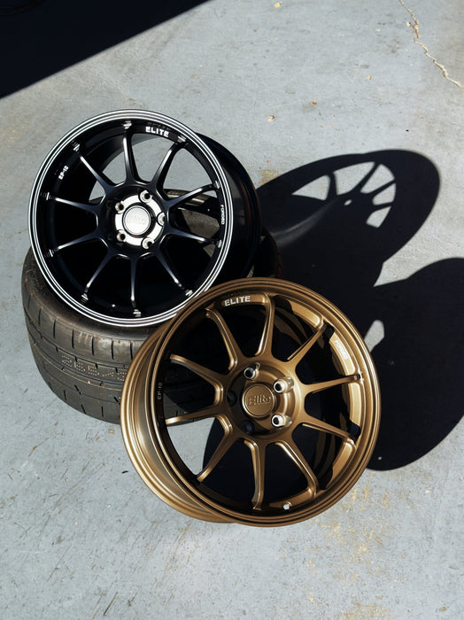 Enkei Quasar 18x8in / 5x114.3 BP / 45mm Offset / 72.6mm Bore - Matte Bronze Wheel