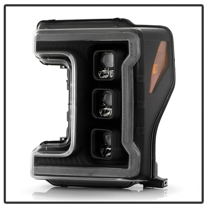 Spyder 17-19 Ford F-250/F-350/F-450 High-Power LED Headlights - Black (PRO-YD-FS17LEDAP-SEQSBGR-BK)
