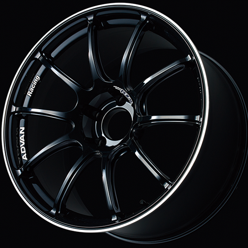 Advan RZII 16x6.5 / +45 Offset / 4x100 / 63mm Bore / Racing Gloss Black and Ring