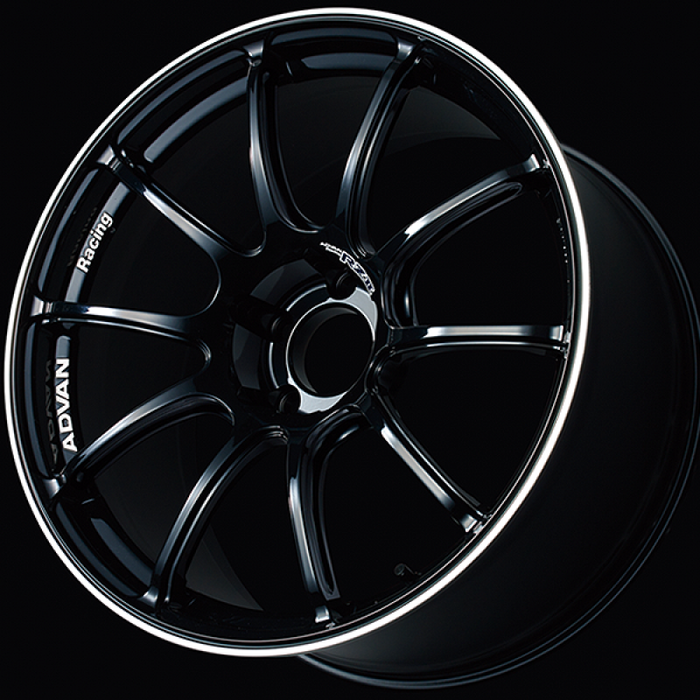 Advan RZII 16x6.5 / +35 Offset / 4x98 / 65mm Bore / Racing Gloss Black and Ring