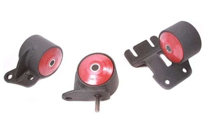 Innovative 90-93 Integra B-Series Black Steel Mounts 60A Bushings (Auto Trans Hydro)