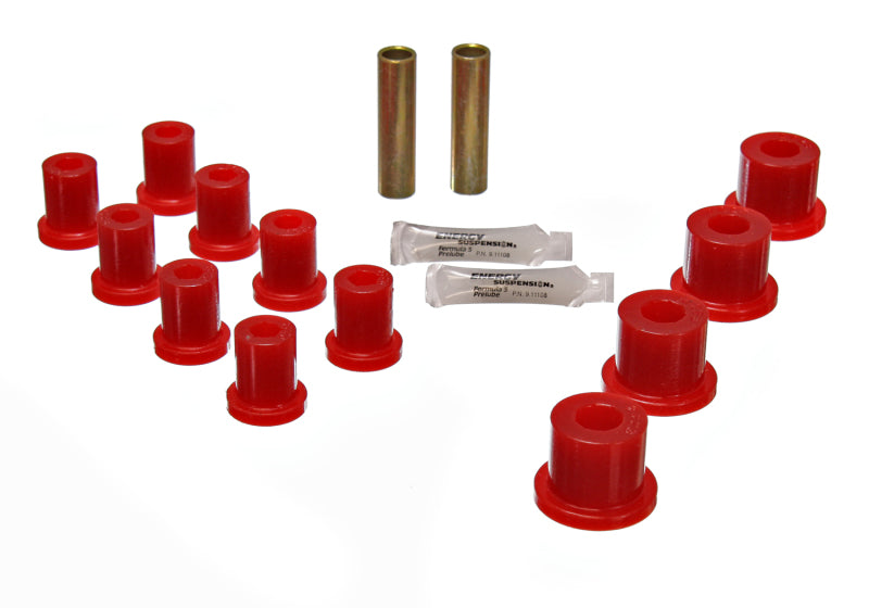 Energy Suspension Jeep Spring Bushing Set - Red