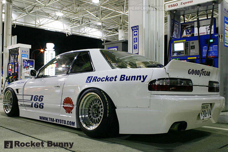 GReddy 89-93 Nissan 240SX/Silvia S13 Rocket Bunny Side Skirts Ver. 1-FRP **Must Check Availability**
