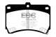 EBC 94-97 Ford Aspire 1.3 manual Greenstuff Front Brake Pads