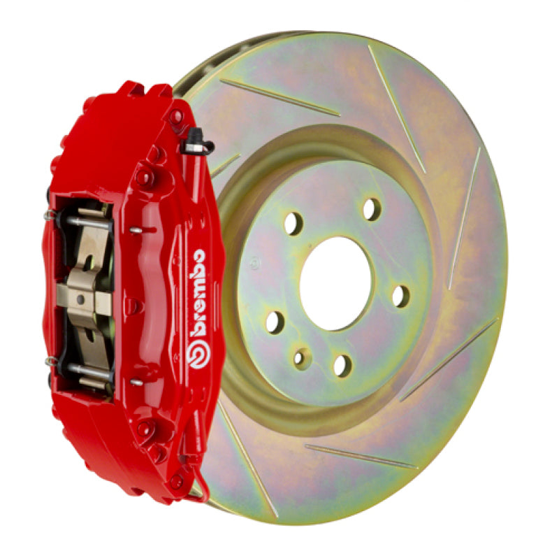 Brembo 12-16 FR-S Front GT BBK 4 Piston Cast 2pc 326 x30 1pc Rotor Slotted Type1-Red