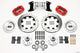 Wilwood Dynapro Dust-Boot Front Kit 12.19in Drilled Red 67-69 Camaro 64-72 Nova Chevelle