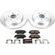 Power Stop 16-18 Cadillac ATS Rear Z23 Evolution Sport Brake Kit