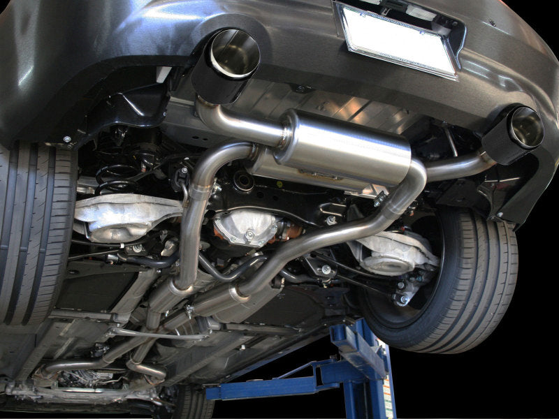 aFe Takeda 2-1/2in 304SS Cat-Back Exhaust Infiniti G37 08-13/Q60 14-15 V6-3.7 w/ Carbon Fiber Tips