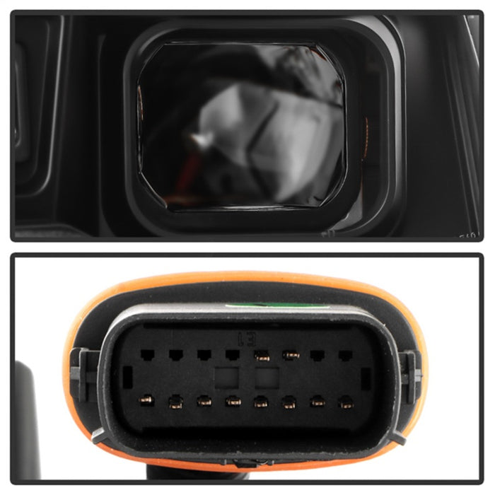 Spyder 14-21 Jeep Grand Cherokee High-Power LED Headlights - Black (PRO-YD-JGC14HIDAP-SBGR-BK)