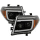 Spyder 05-08 Nissan Frontier/05-07 Pathfinder Projector Headlights - BLK (PRO-YD-NF05V2SI-SEQGR-BK)