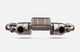 Akrapovic 2022+ Porsche 718 Cayman GT4 RS Slip-On Race Line (Titanium)