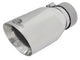 aFe MACH Force-Xp Univ 304 SS Double-Wall Clamp-On Exhaust Tip - Polished - 3in Inlet - 4.5in Outlet