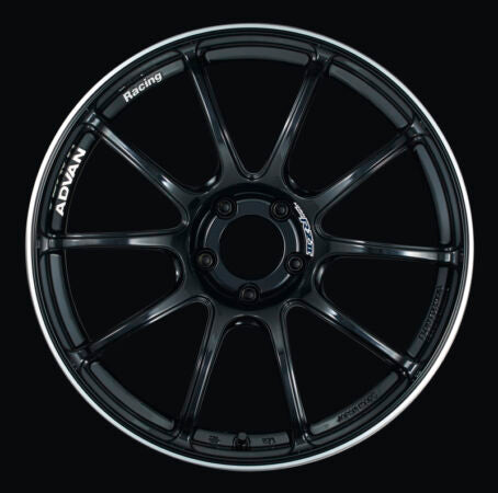 Advan RZII 18x8.5 +45 5x114.3 Racing Gloss Black Wheel