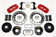 Wilwood AERO4 Rear P-Brake Kit 14.00in Drilled Red Chevy 12 Bolt-Spec 3.15in Bearing