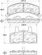 StopTech Street Touring 88-91 GMC/Chevy C1200/C2500/K1500/K2500 Front Brake Pads