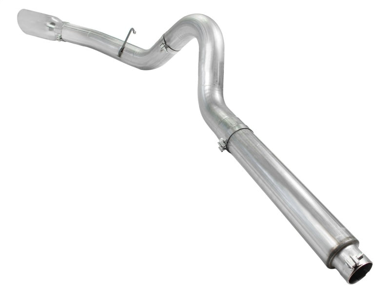 aFe Atlas 5in DPF-Back Aluminized Steel Exh Sys, Ford Diesel Trucks 08-10 V8-6.4L (td) Polished tip