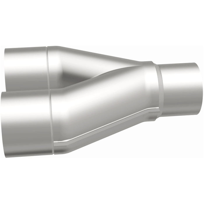 MagnaFlow Universal Trans Y-Pipe All SS 4inch (Dual) 3.5inch (Single) x 13inch (Overall)