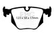 EBC 01-07 BMW M3 3.2 (E46) Ultimax2 Rear Brake Pads