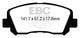 EBC 15+ Chrysler 200 2.4 Greenstuff Front Brake Pads