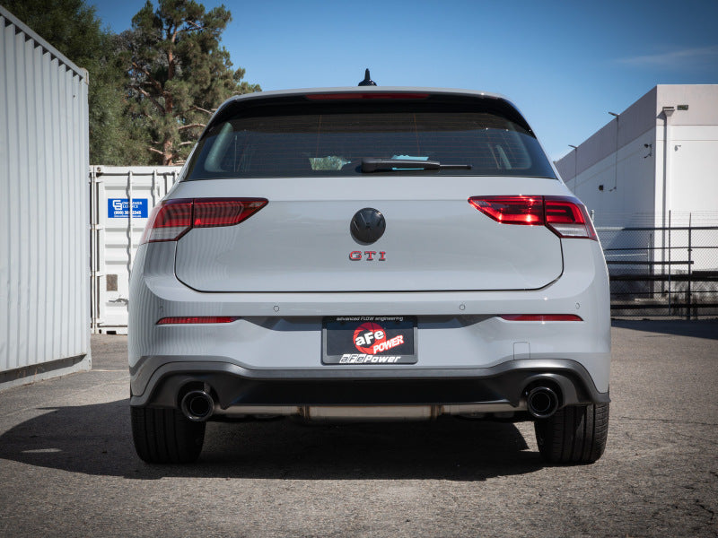 aFe 22-24 Volkswagen GTI MACH Force-Xp 3 to 2-1/2 IN Stainless Steel Cat-Back Exhaust w/Black Tip