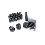 Wheel Mate Muteki Closed End Lug Nuts - Deep Black 12x1.50