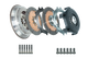 DKM Clutch 11-13 BMW 135i 215mm Ceramic Twin Disc MRX Clutch Kit w/Flywheel (850 ft/lbs Torque)