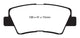 EBC 09-11 Hyundai Azera 3.3 Greenstuff Rear Brake Pads