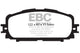 EBC 12+ Toyota Yaris 1.5 Ultimax2 Front Brake Pads