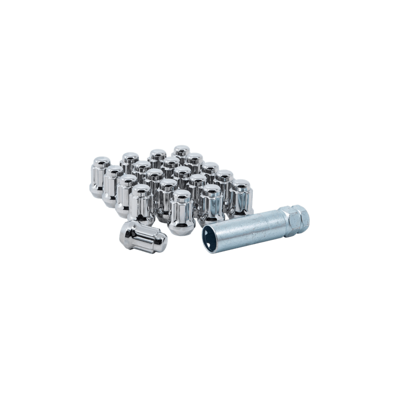 Gorilla Automotive Lug Nuts M14x1.5 Spline Drive w/ Tool (Chrome)