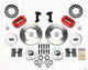 Wilwood Dynapro Dust-Boot Front Kit 11.00in Red 74-80 Pinto/Mustang II Disc Spindle only